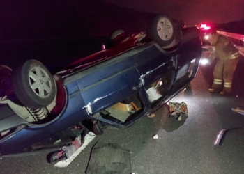 Kuzey Marmara Otoyolu'nda otomobil takla attı