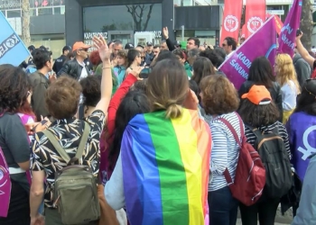 Maltepe'de miting alanında gerginlik
