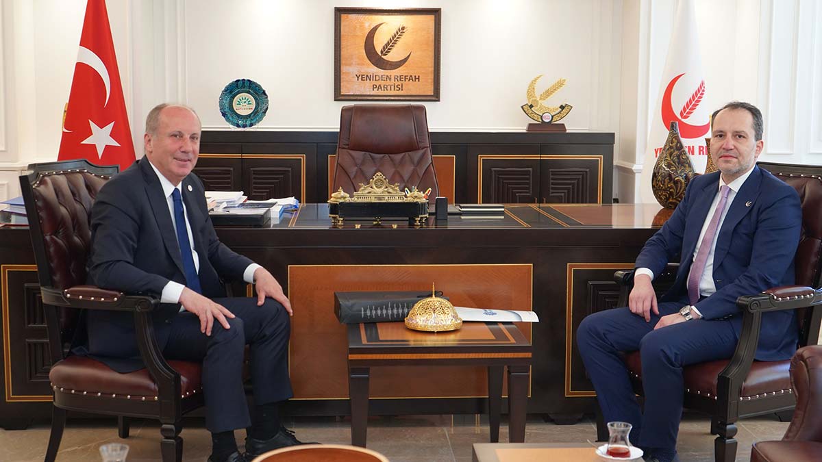 Muharrem İnce Fatih Erbakan'ı ziyaret etti
