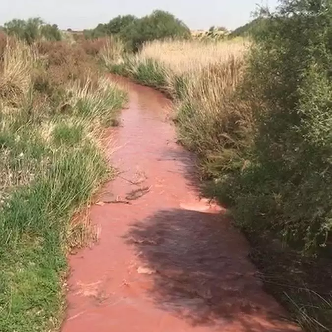 Nif çayı'na kamyondan atık döküldü