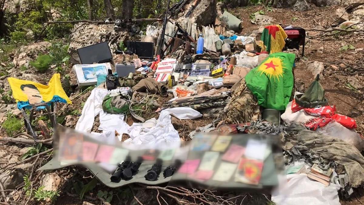 Pençe-Kilit Operasyonunda mühimmat ele geçirildi