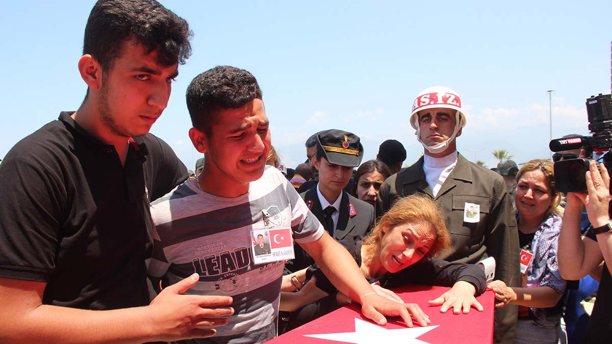 Şehit Bican Kapılay Hatay'da toprağa verildi