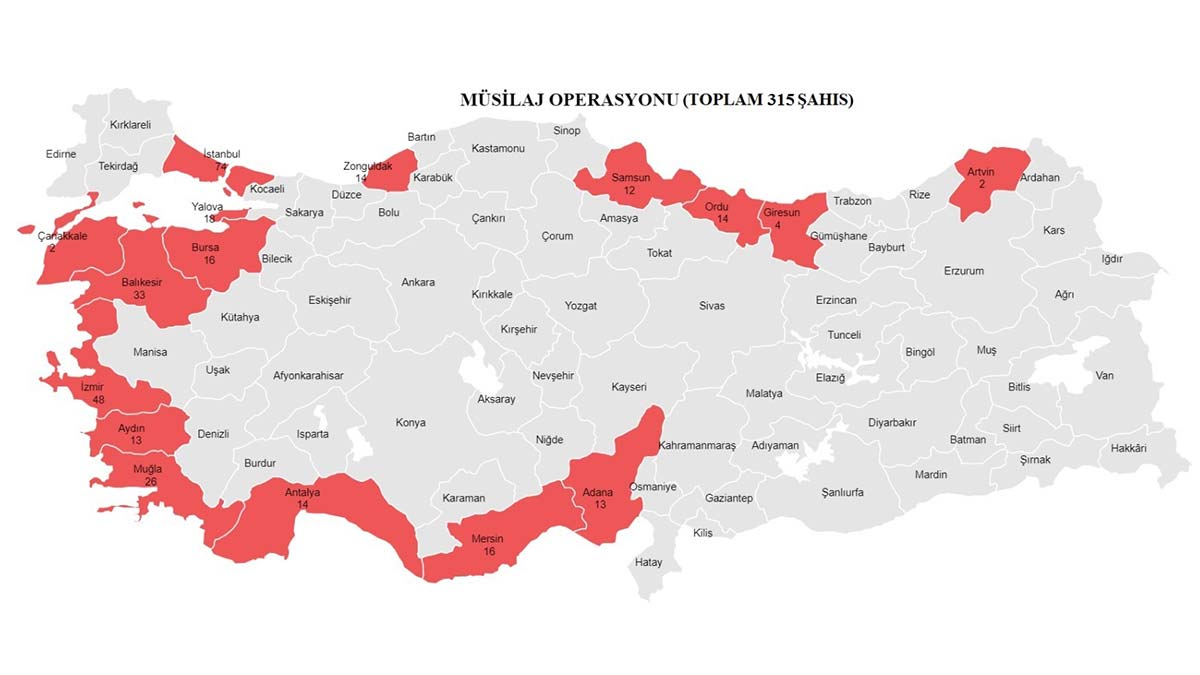 Suç örgütlerine Müsilaj operasyonu