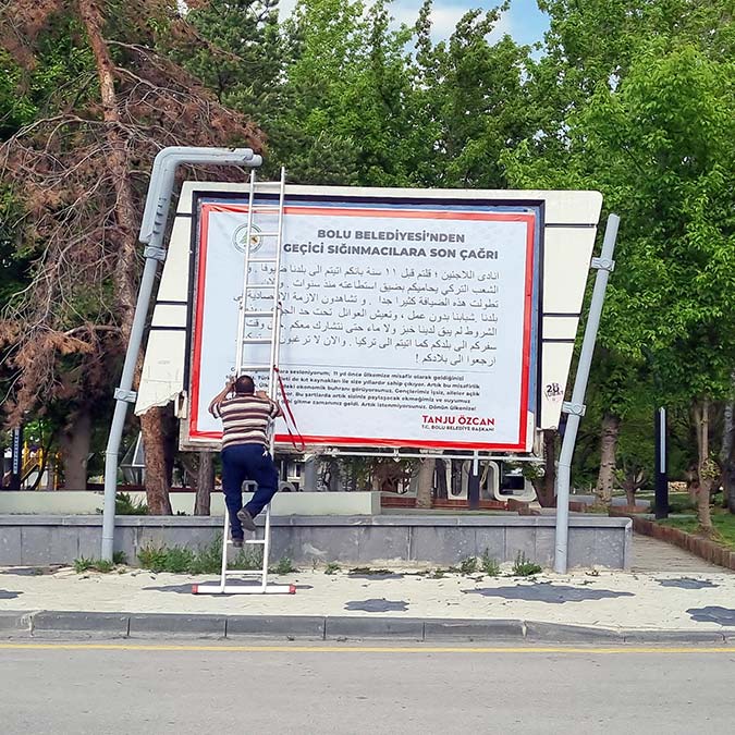 Artık istenmiyorsunuz, dönün ülkenize