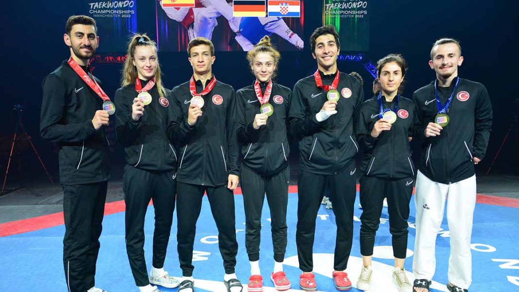 Avrupa Tekvando Şampiyonası'nda 5 altın madalya