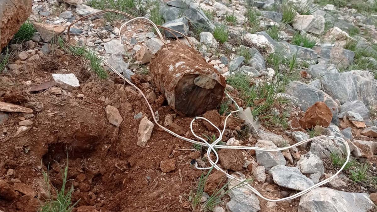 Tunceli kırsalında EYP bulunup, imha edildi