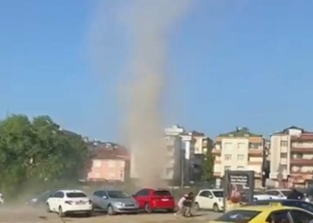 Ümraniye'de hortum paniği
