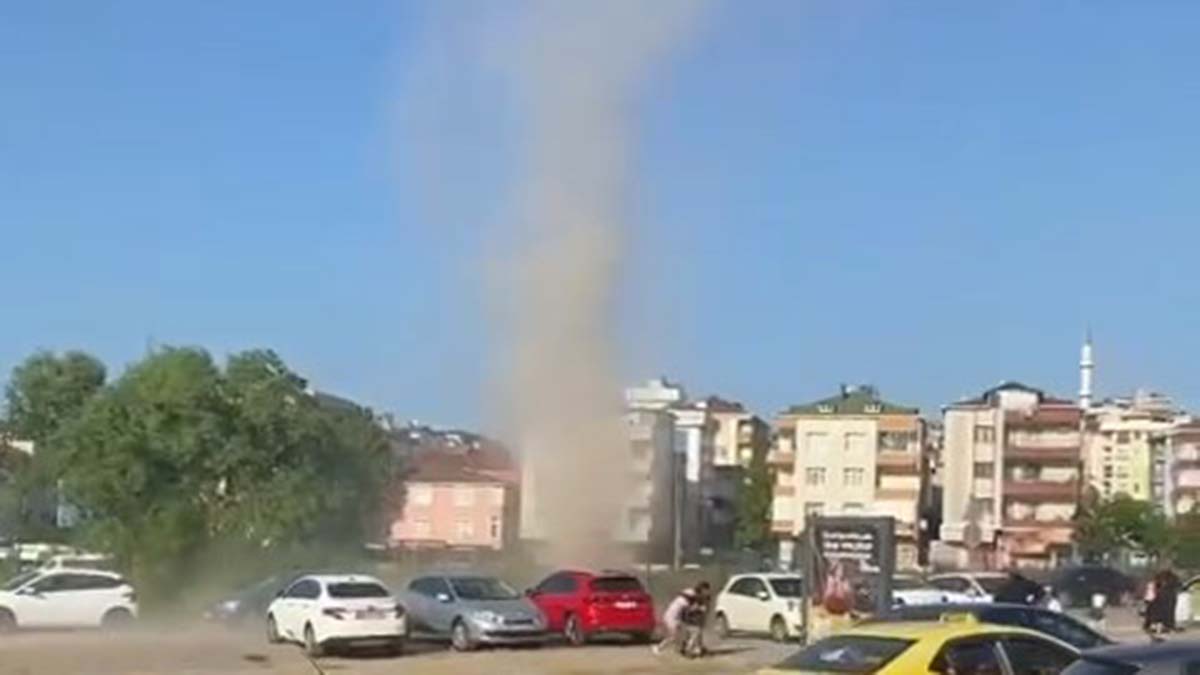 Ümraniye'de hortum paniği