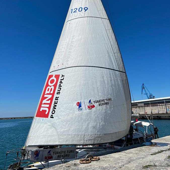 Türkiye Turu Rekoru için yelkenle yola çıktı