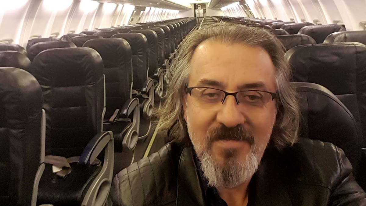 189 kişilik uçakta tek başına uçtu