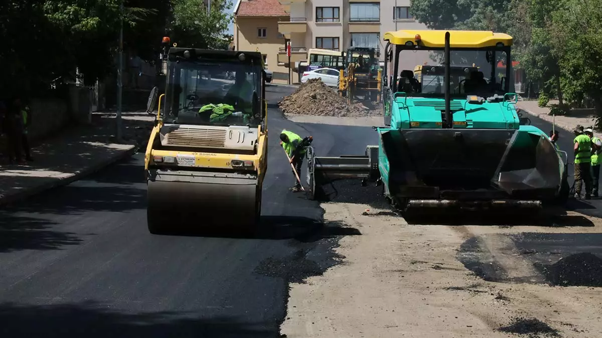 Çankaya belediyesi asfalt sezonunu açtı