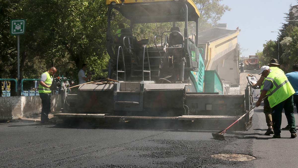 Çankaya Belediyesi asfalt sezonunu açtı