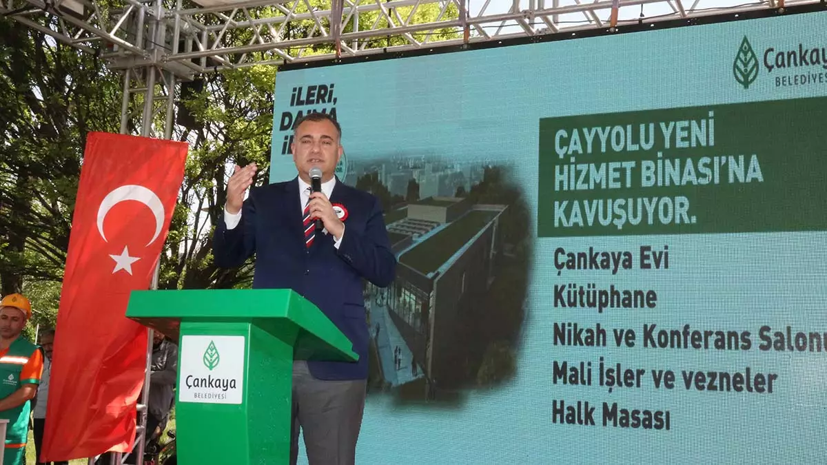 Çayyolu hizmet binası temeli atıldı