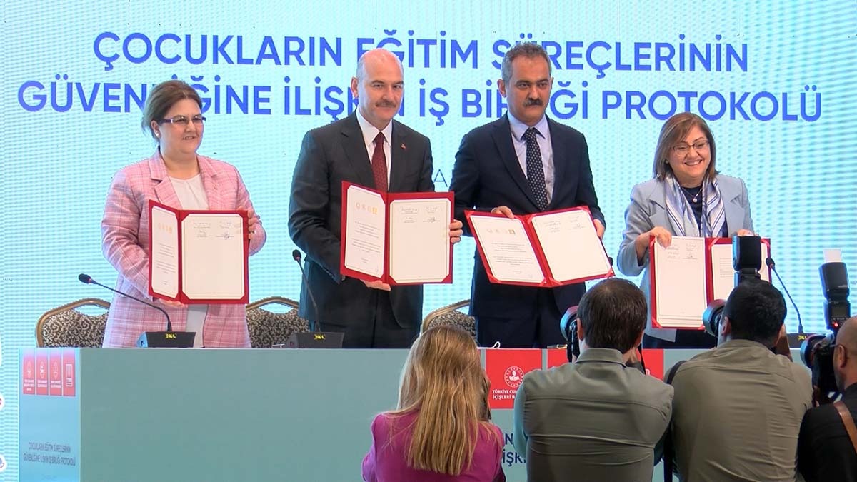 Çocukların eğitim süreçlerinin güvenliği için işbirliği