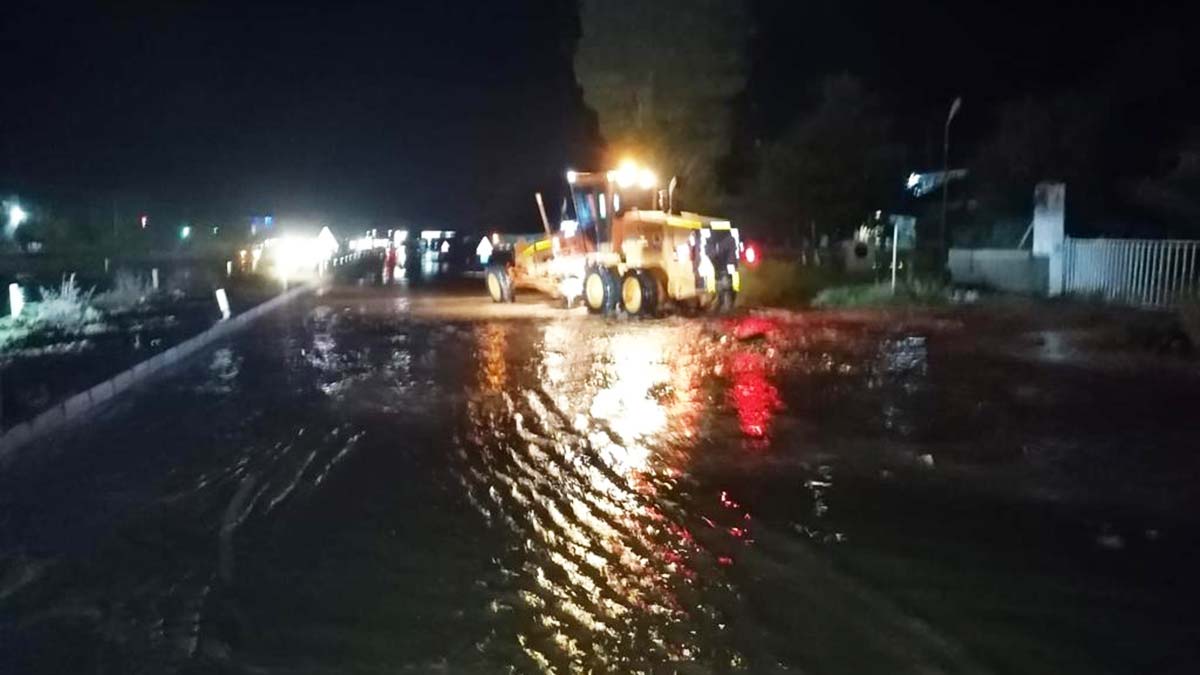 Aksaray- Nevşehir kara yolu ulaşıma kapandı
