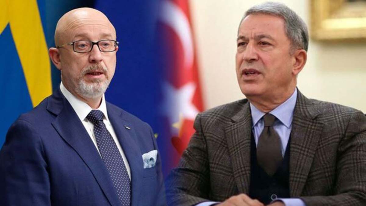 Bakan Akar, Ukrayna Savunma Bakanı ile görüştü