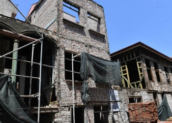 Balıkesir'de tarihi binalara restorasyon
