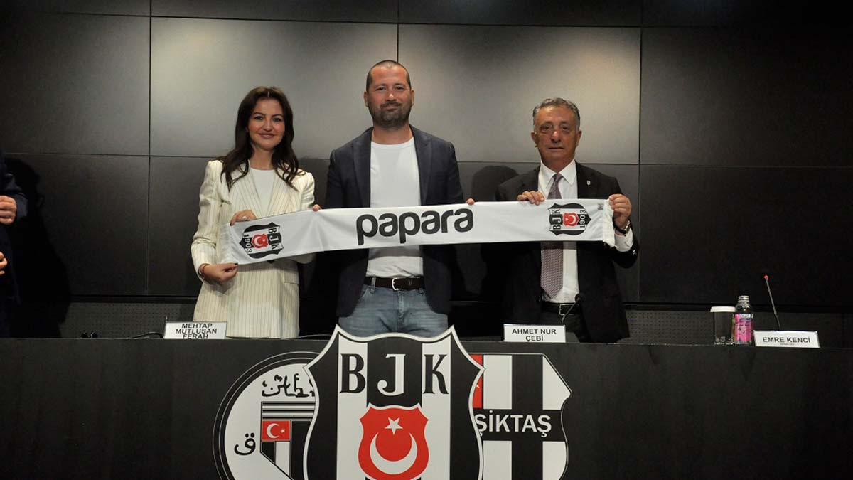 Beşiktaş Futbol A Takımı'nın yeni sponsoru Papara