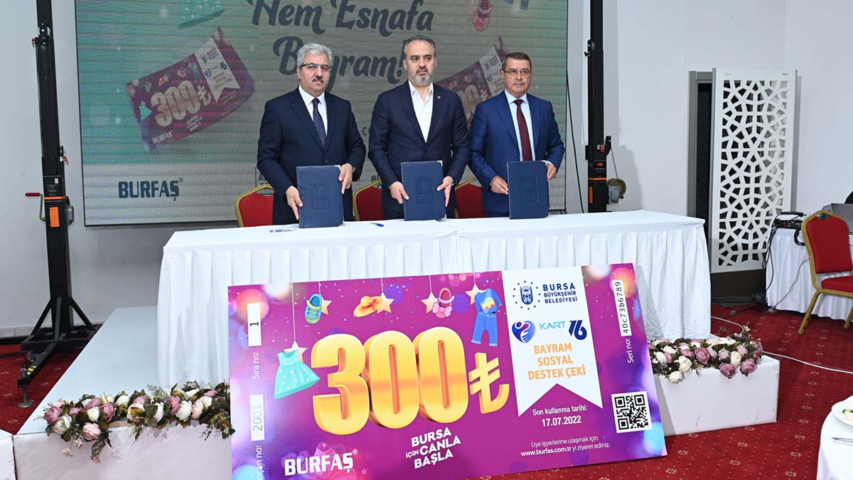 Bursa'da destek çeki ile 20 bin çocuğa bayramlık