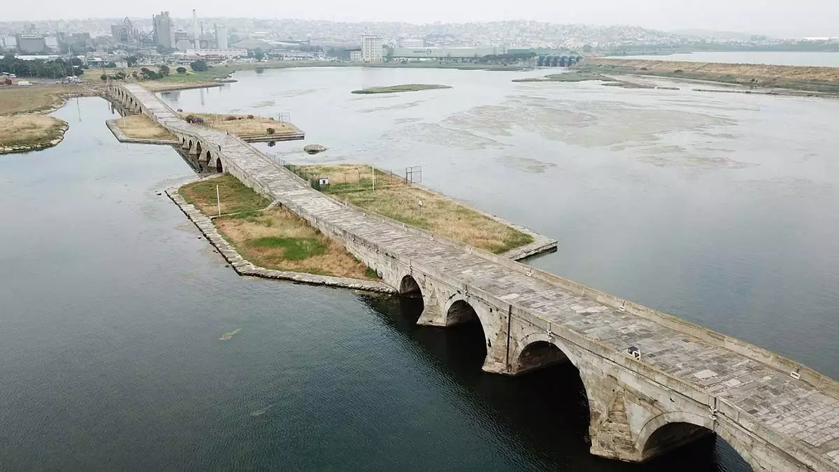 Büyükçekmece'deki tarihi köprü için restorasyon