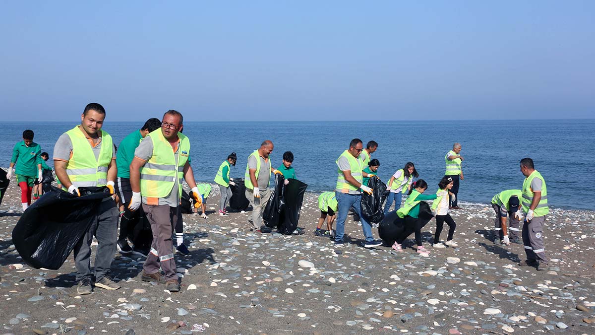 Caretta carettaların üreme alanlarında temizlik