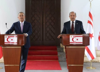 Çavuşoğlu'ndan, Ersin Tatar ile basın toplantısı