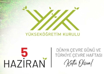 Çevre Günü nedeniyle YÖK logosu yeşile çevrildi