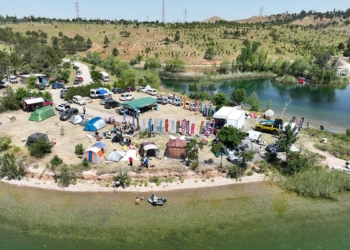 Kesikköprü Barajı'nda balık tutma yarışması