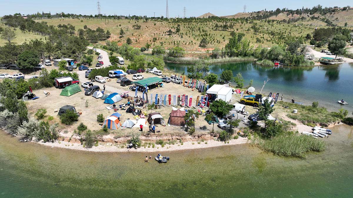 Kesikköprü Barajı'nda balık tutma yarışması