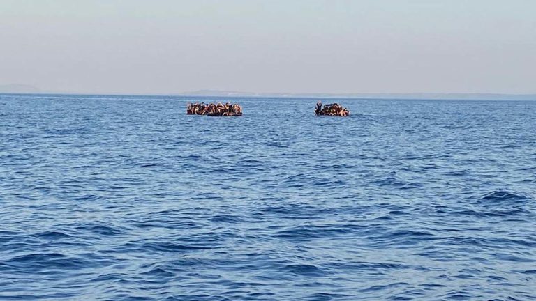 Datça’da 104 kaçak göçmen kurtarıldı