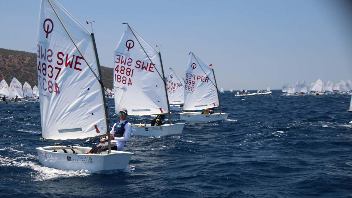 Dünya Optimist Şampiyonası Bodrum'da başladı