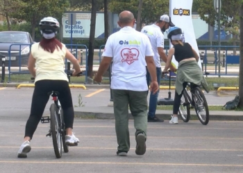 Dünya bisiklet gününde ilk kez pedal çevirdiler