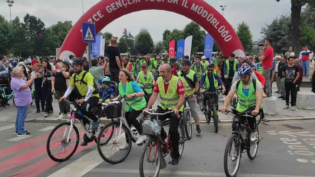 Düzce'de bisiklet baharı festivali