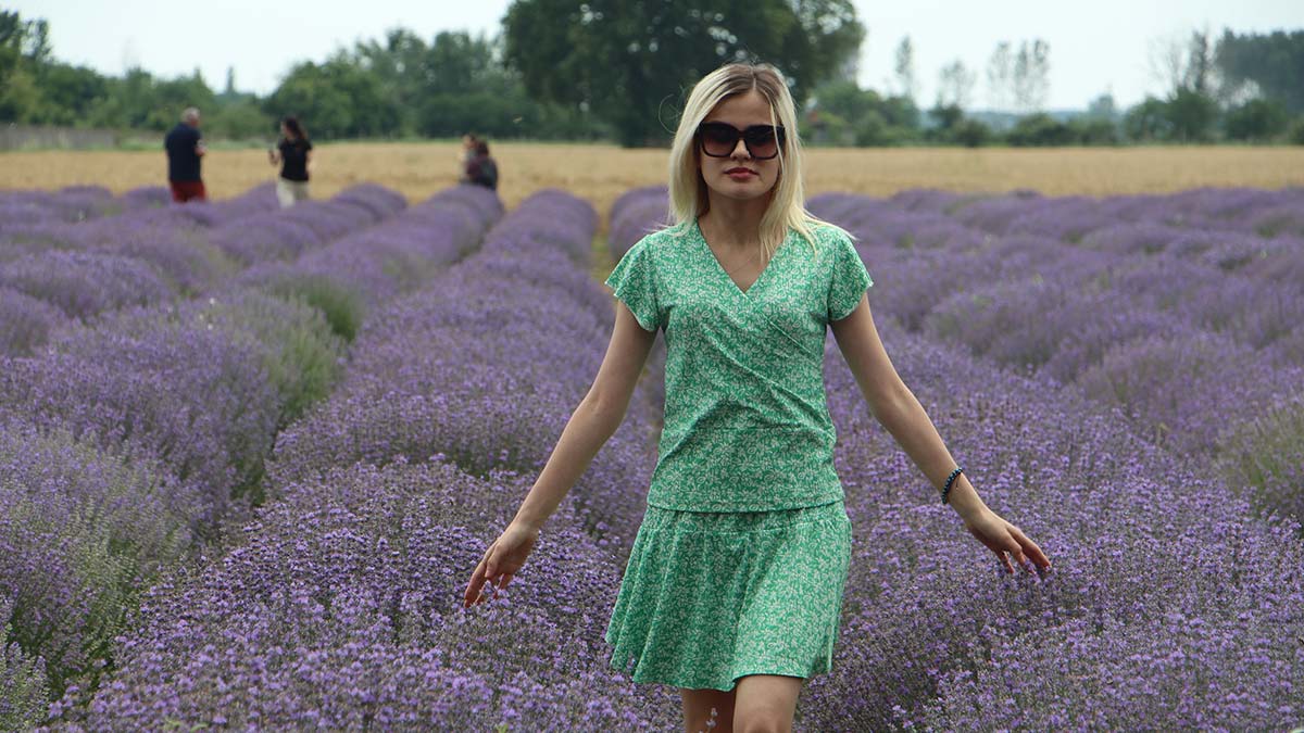 Edirne'de lavanta tarlaları doğal stüdyoya döndü