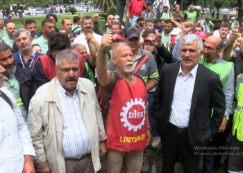 İBB önünde eylem