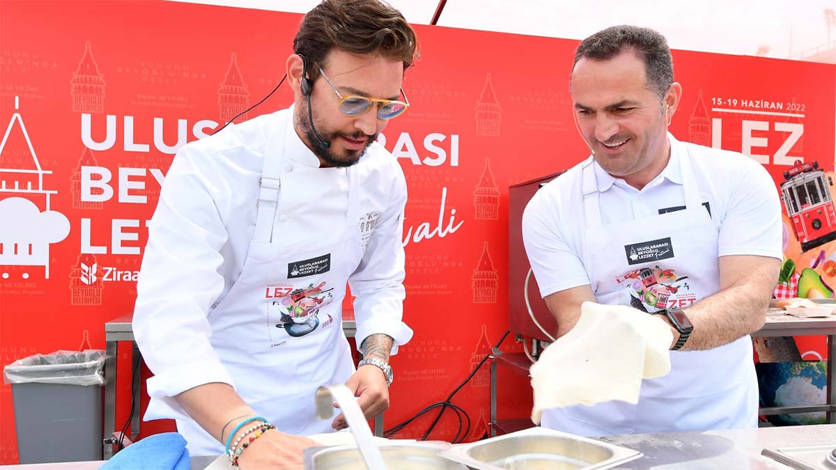 İtalyan Şef Danilo Başkan Yıldız ile yemek yaptı 