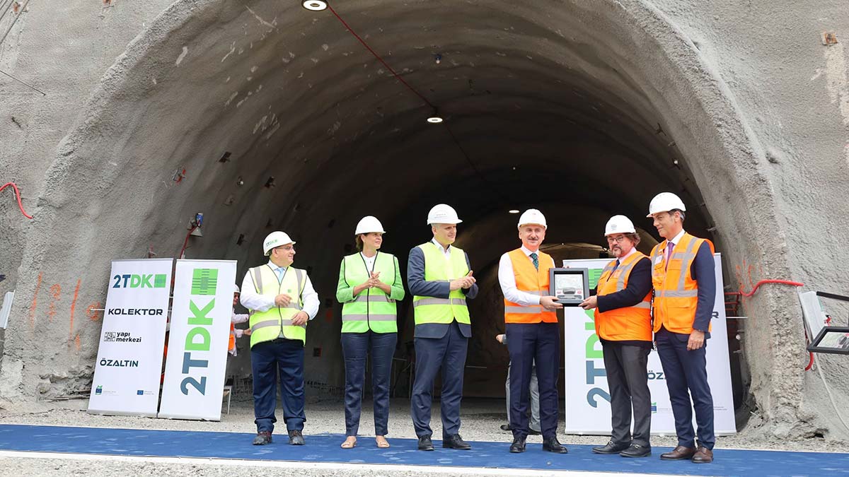 Karaismailoğlu'ndan T7 Mlinarji Tüneli'ne ziyaret