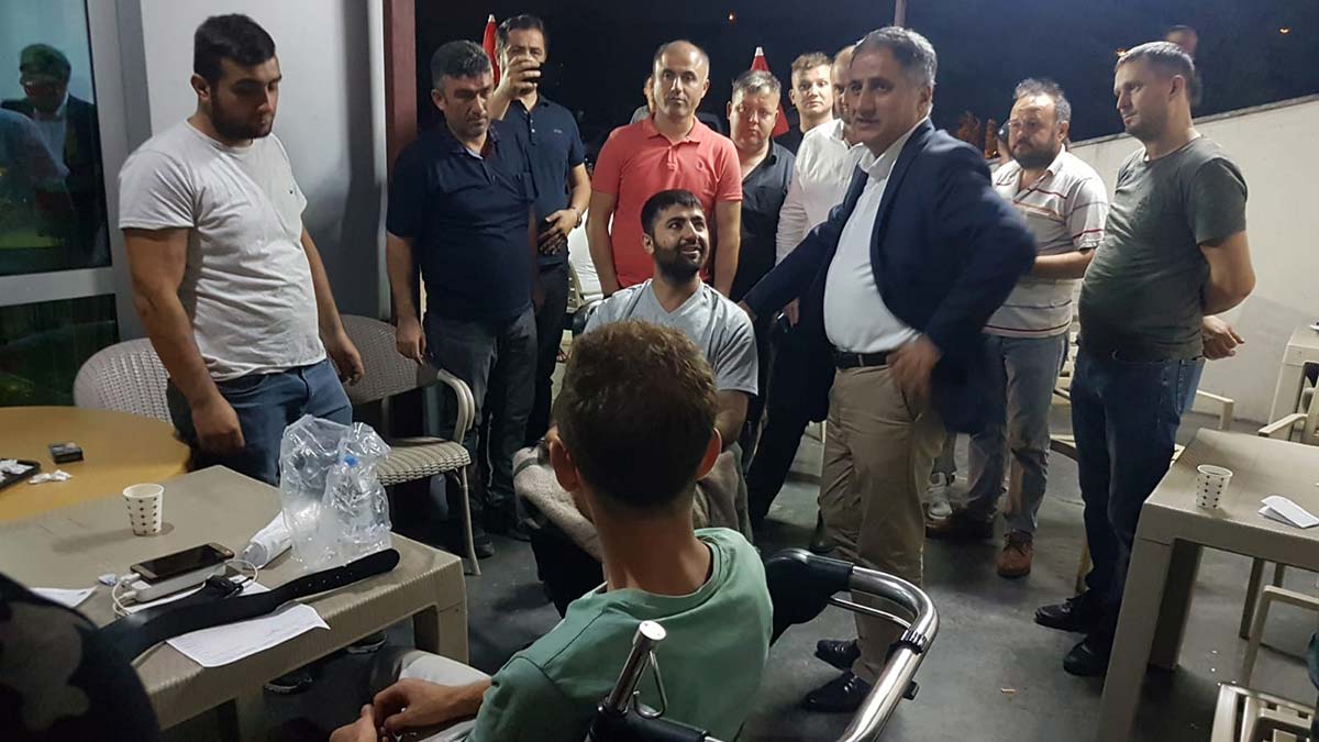 Madende su patlaması; 11 işçi hafif yaralandı