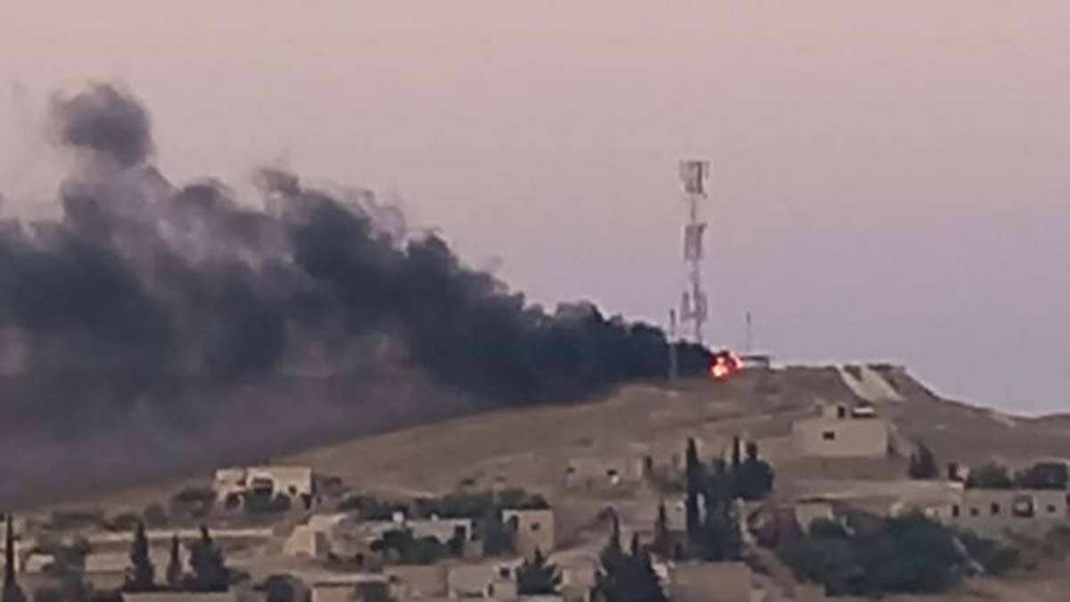 Münbiç'te PKK'lıların karargahı vuruldu