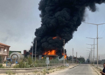 Niğde'de atık yağ geri dönüşüm tesisinde yangın