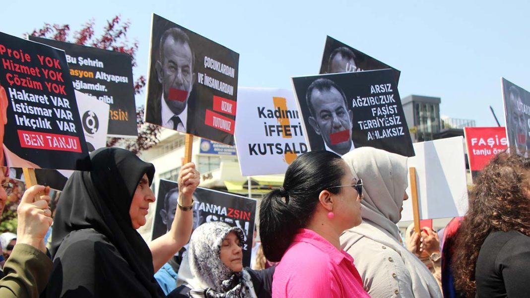 Özcan'ın kadın meclis üyesine sözleri tepki çekti
