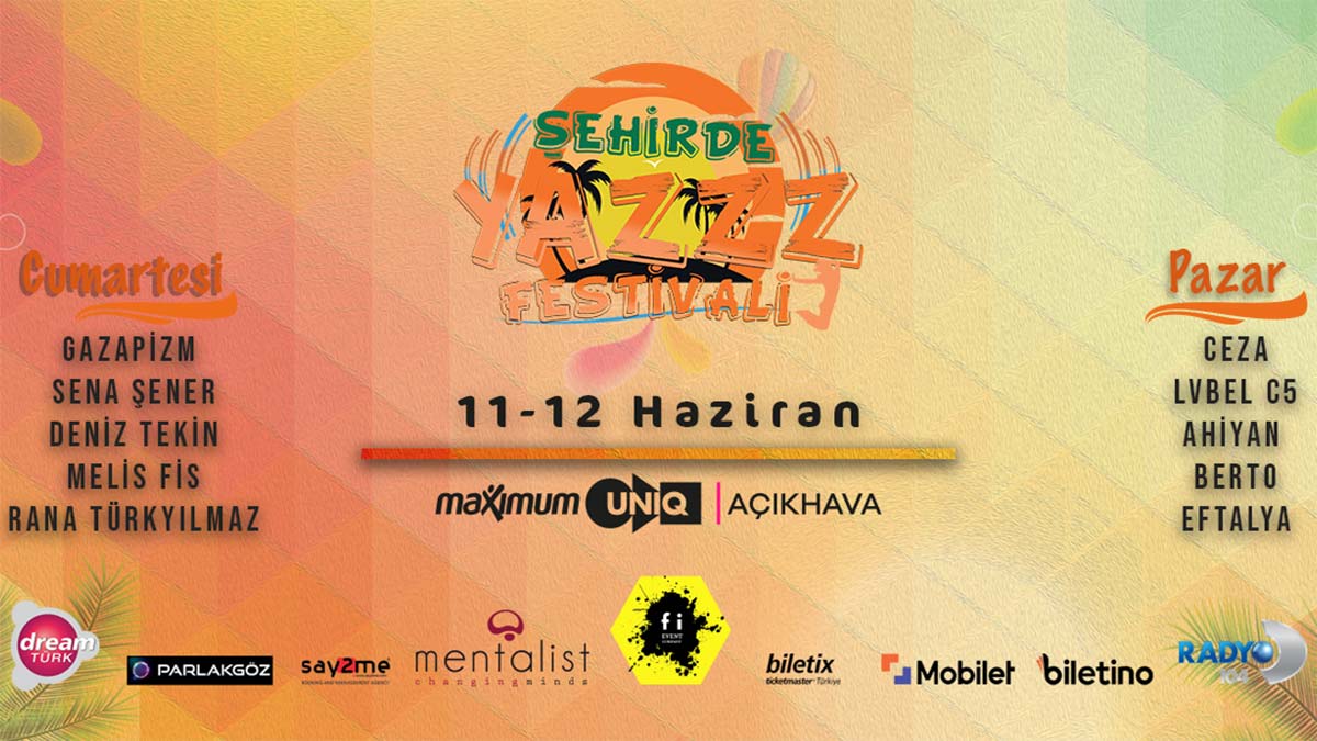 'Şehirde Yazzz Festivali' için geri sayım başladı