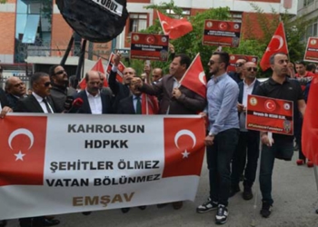Şehit ailelerinden 'Salihe Aydeniz' protestosu