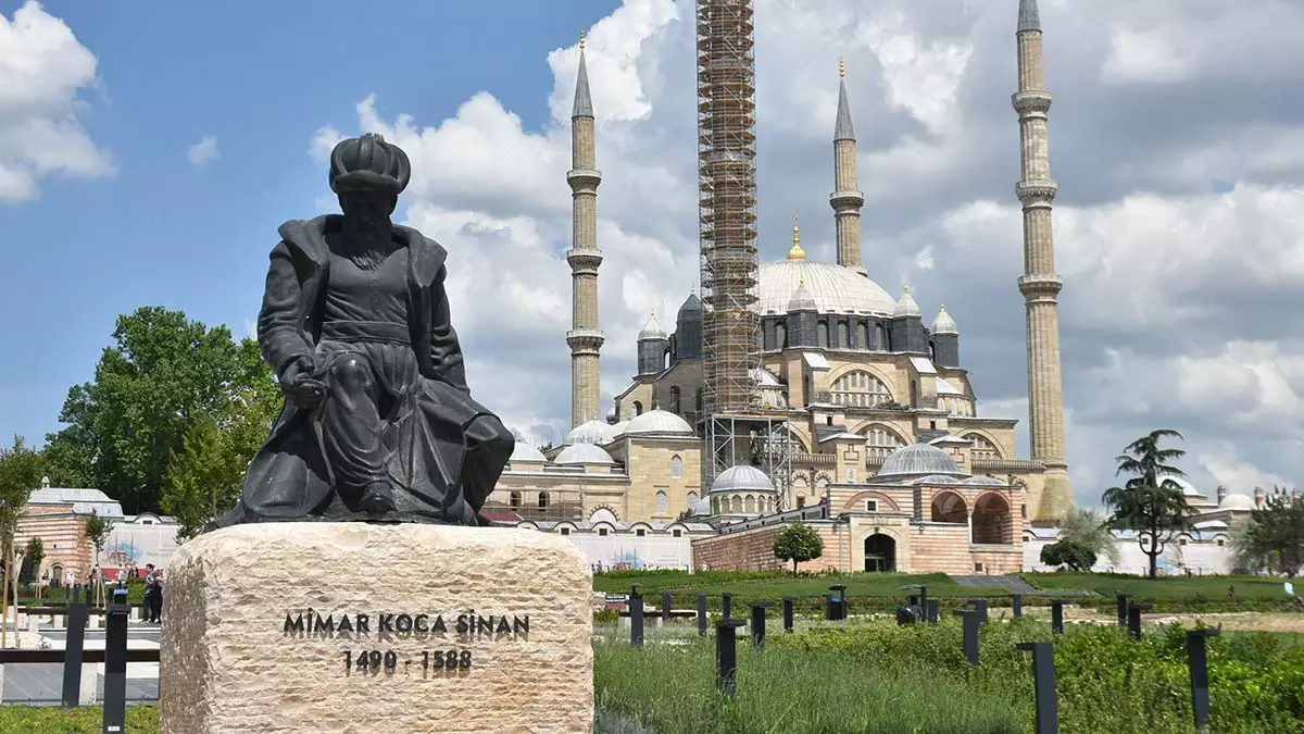 Selimiye camisi'nin hünkar mahfiline restore