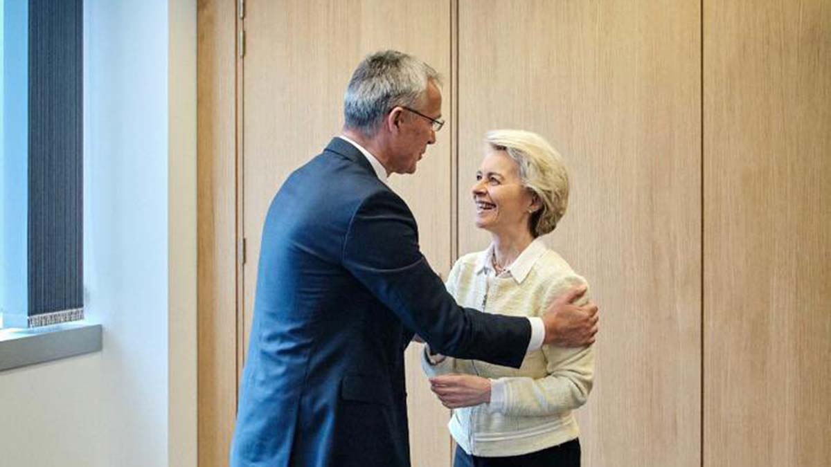Stoltenberg, von der Leyen ile görüştü