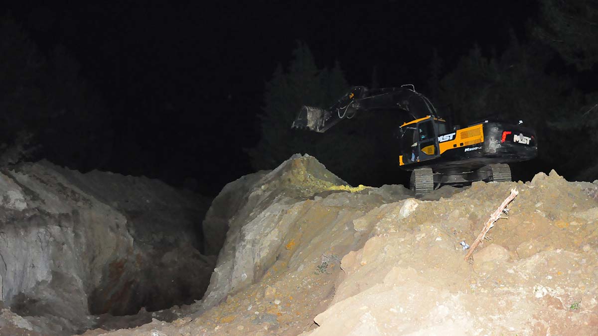 Su kanalı çalışmasında göçük: 2 ölü, 1 yaralı