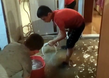 Tokat'ta sağanak sonrası evleri su bastı