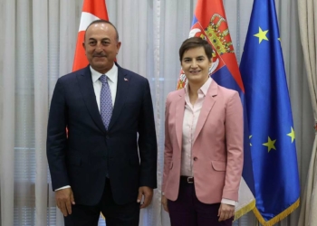 Çavuşoğlu, Sırbistan Başbakanı Ana Brnabiç ile görüştü