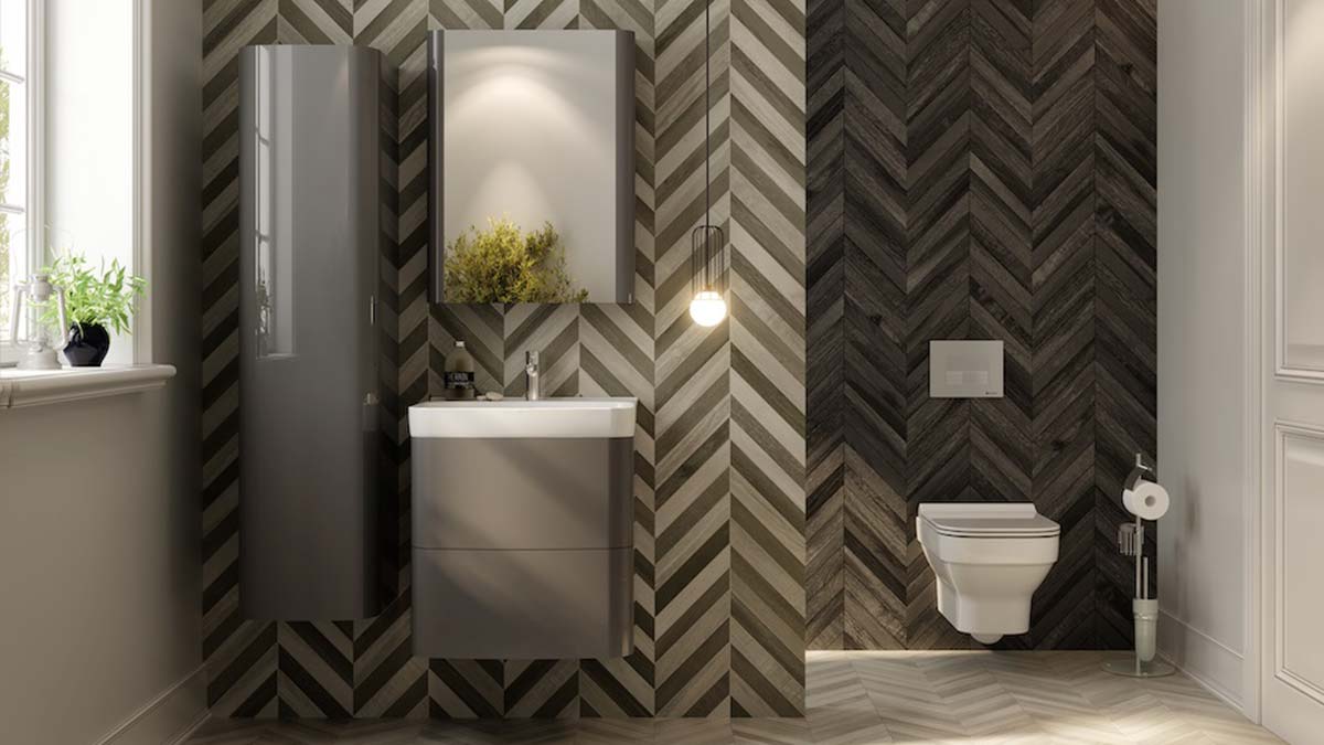 Banyolarda minimalist dekorasyon stili