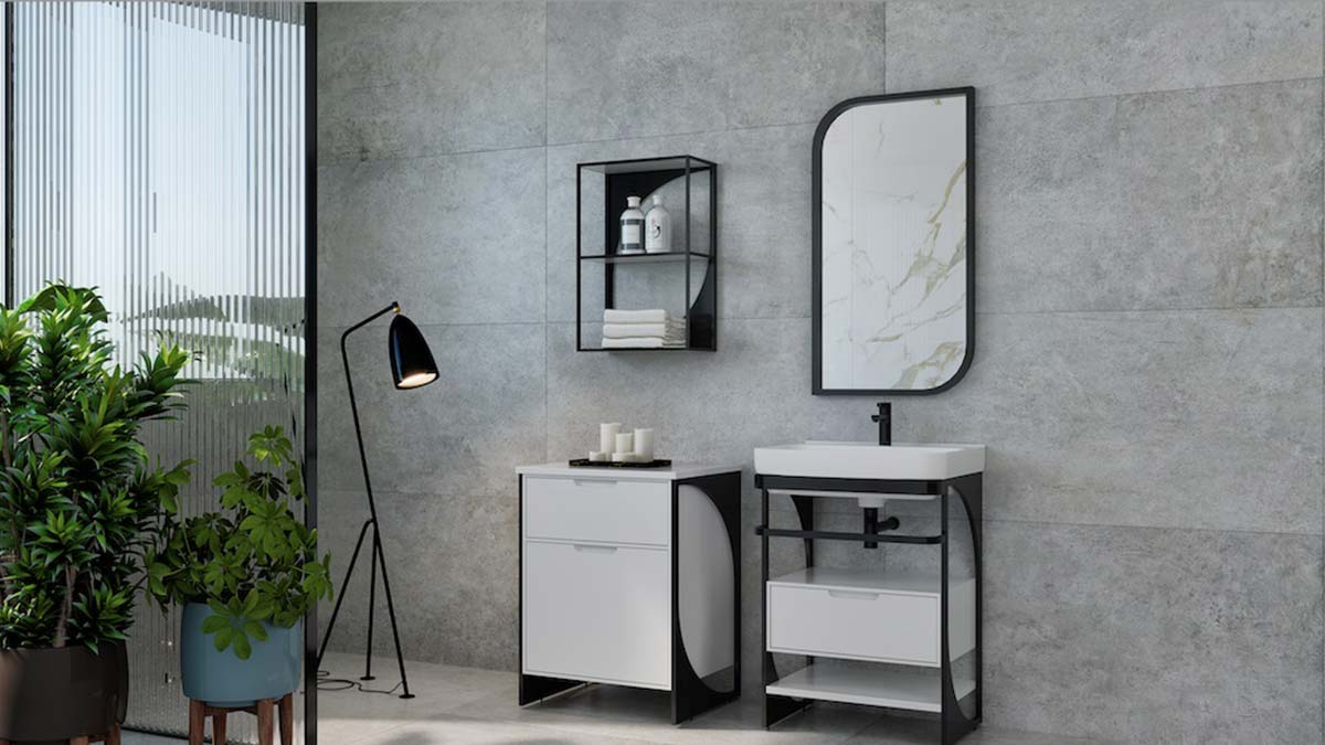 Banyolarda minimalist dekorasyon stili